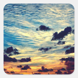 Beauful Sky Square Sticker