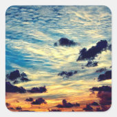 Beauful Sky Square Sticker (Voorkant)