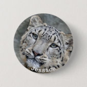 Beauful Snow Leopard Ronde Button 5,7 Cm (Voorkant)