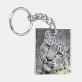 Beauful Snow Leopard Sleutelhanger (Voorkant Links)