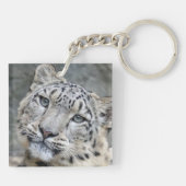 Beauful Snow Leopard Sleutelhanger (Achterkant)
