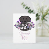 Beauful Soul Black Labrador Illustratie 2 Briefkaart (Staand voorkant)