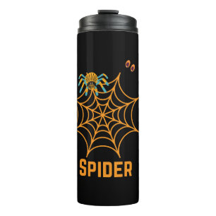 Beauful Spider Web Thermal Tumbler Thermosbeker