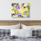 Beauful Spring Flowers Wrapped Canvas (Insitu (Slaapkamer))