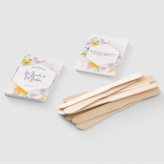 Beauful Spring Morning Florals Wedding Handwaaier (Niet-gemonteerd)