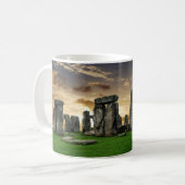 Beauful Stonehenge Sculpture-Wiltshire, Engeland Koffiemok (Voorkant links)