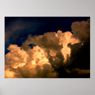 Beauful Storm Cloud Natuur Sky Foto Poster