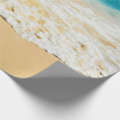 Beauful Summer Beach Sunset Foto Cadeaupapier (Hoek)