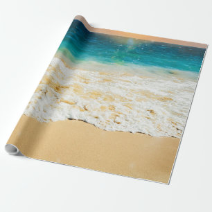 Beauful Summer Beach Sunset Foto Cadeaupapier