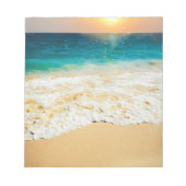 Beauful Summer Beach Sunset Foto Notitieblok (Voorkant)