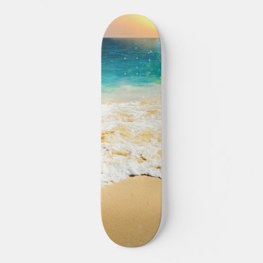 Beauful Summer Beach Sunset Foto Persoonlijk Skateboard (Voorkant)