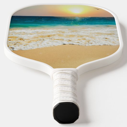 Beauful Summer Beach Sunset Foto Pickleball Paddle (Laagn)