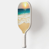 Beauful Summer Beach Sunset Foto Pickleball Paddle (Links)
