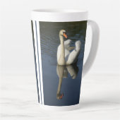 Beauful Swan Latte Mok (Rechterhoek)