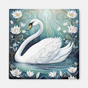 Beauful Swan Magneet
