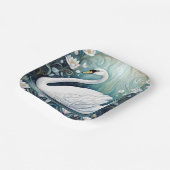 Beauful Swan Papieren Bordje (Gebogen)