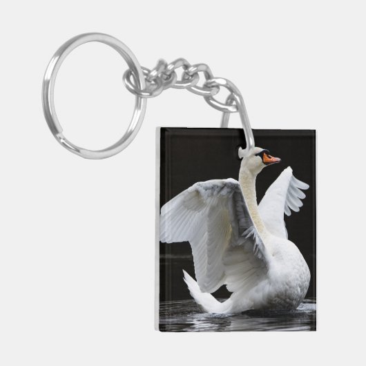 Beauful Swan Sleutelhanger (Voorkant Links)
