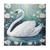 Beauful Swan Tegeltje (Voorkant)