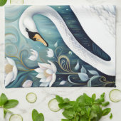 Beauful Swan Theedoek (Gevouwen)
