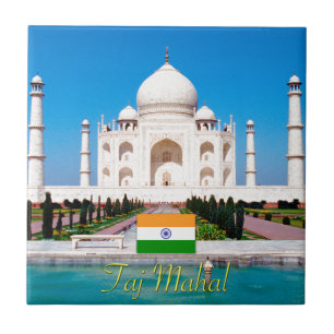 Beauful Taj-Mahal India Pro Foto Tegeltje