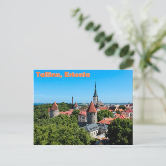 Beauful Tallinn Estlands Briefkaart (Staand voorkant)