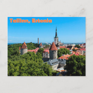 Beauful Tallinn Estlands Briefkaart