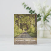 Beauful Tennessee Country Road Briefkaart (Staand voorkant)