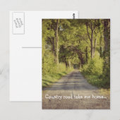 Beauful Tennessee Country Road Briefkaart (Voorkant / Achterkant)