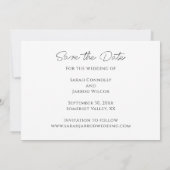 Beauful Terracotta Save The Date (Achterkant)