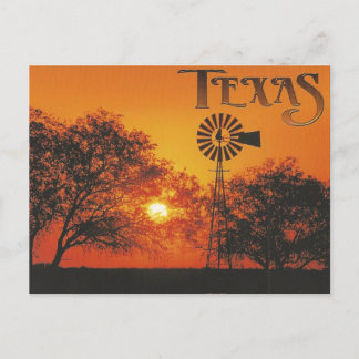 Beauful Texas Sunset Briefkaart