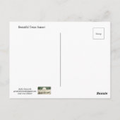 Beauful Texas Sunset Briefkaart (Achterkant)