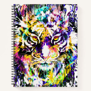 Beauful Tiger Notitieboek - Colorful Tiger Artwork