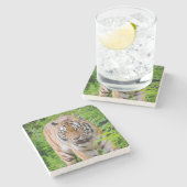 Beauful Tiger Stone Onderzetter (Zijkant)
