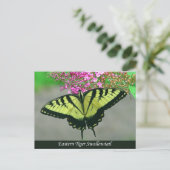 Beauful Tiger Swallowtail Butterfly Briefkaart 5 (Staand voorkant)