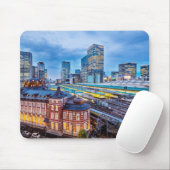 Beauful Tokyo City Skyline op station Muismat (Met muis)