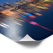 Beauful Toronto Canada Evening Skyline Foto Afdruk (Hoek)