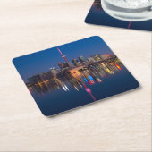 Beauful Toronto Canada Evening Skyline Kartonnen Onderzetters (Schuin)