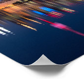 Beauful Toronto Canada Evening Skyline Poster (Hoek)