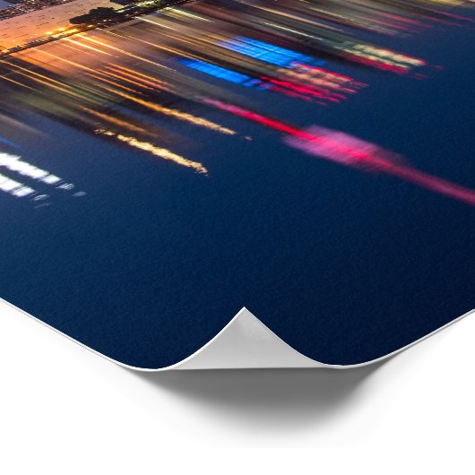 Beauful Toronto Canada Evening Skyline Poster (Hoek)