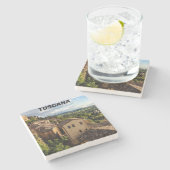 Beauful Toscana - Italië Stenen Onderzetter (Zijkant)