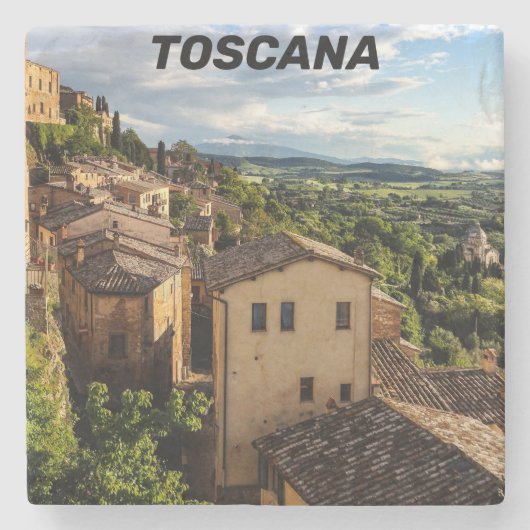 Beauful Toscana - Italië Stenen Onderzetter (Voorkant)