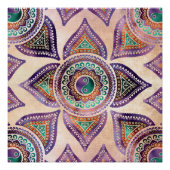 Beauful Translucent Yin yang-symbool pastel Perfect Poster (Voorkant)