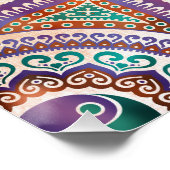 Beauful Translucent Yin yang-symbool pastel Perfect Poster (Hoek)