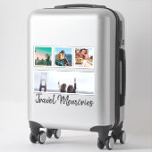 Beauful Travel Photo Collage Sticker (Koffer)