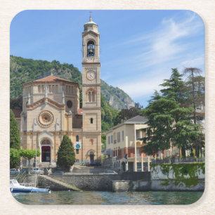 Beauful Tremezzo Lake Como Italië Kartonnen Onderzetters