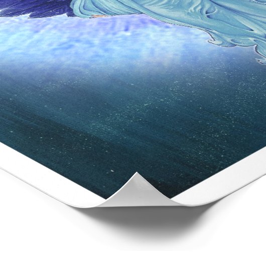 Beauful Turquoise Angel Poster (Hoek)