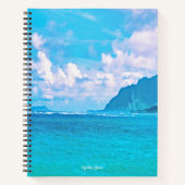 Beauful Turquoise Ocean Waves Notitieboek (Voorkant)
