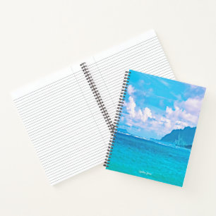 Beauful Turquoise Ocean Waves Notitieboek