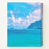 Beauful Turquoise Ocean Waves Notitieboek (Achterkant)