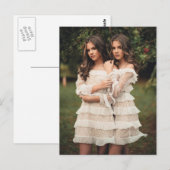Beauful Twins-foto Briefkaart (Voorkant / Achterkant)